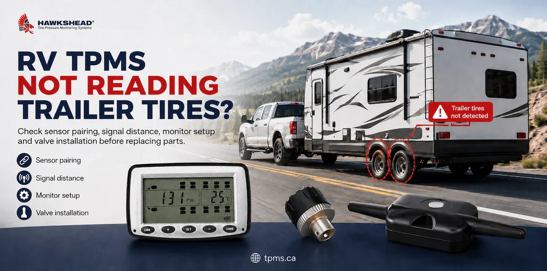 RV TPMS Not Reading Trailer Tires