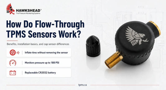  flow-through TPMS sensor 