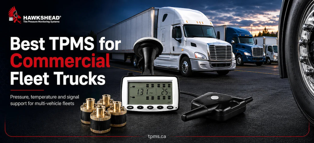 which tire monitoring systems work best for commercial fleet trucks with multiple vehicles