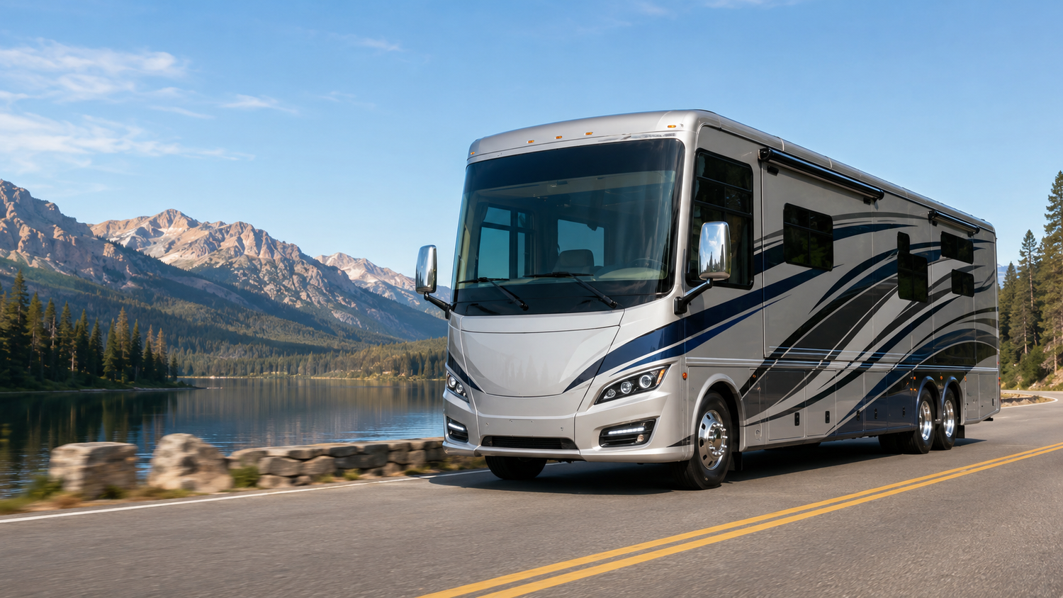 RV tire pressure monitoring system for motorhomes and towed vehicles