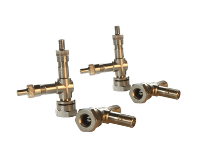 TALON X-TREME Monitors up to 38 wheels with 4 ALUMINUM CAP SENSORS / 4 T-VALVE ADAPTERS