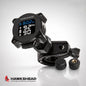 Motorcycle TPMS system with tire pressure and temperature monitor