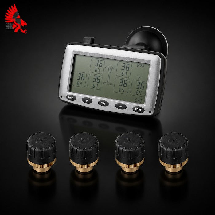 TPMS monitor and caps