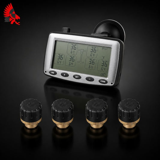 TPMS monitor and caps
