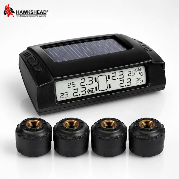Solar tpms with wireless sensors