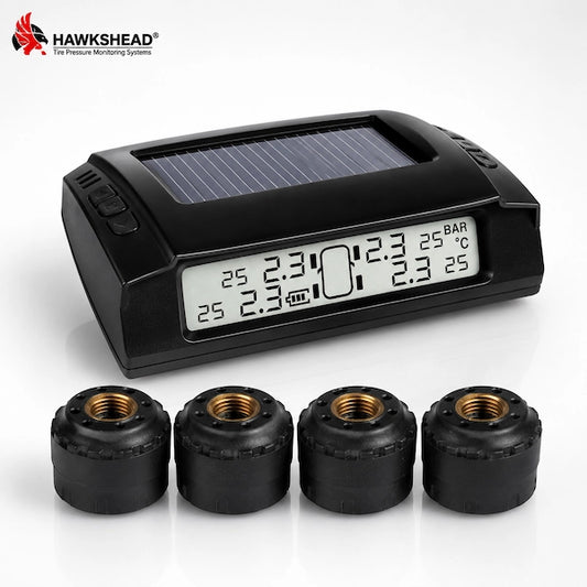 Solar tpms with wireless sensors
