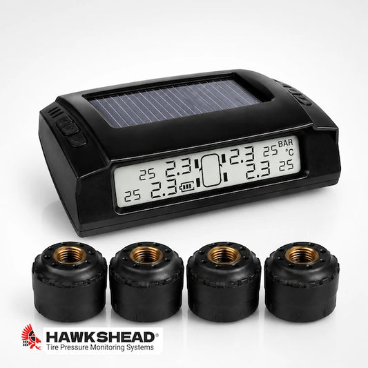 Solar TPMS System for 4‑Wheel Tire Monitoring