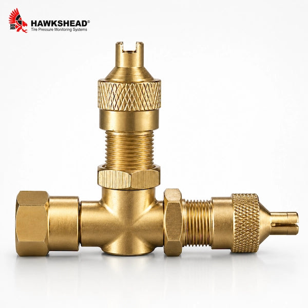 Large Bore TPMS T-Valve Adapter 