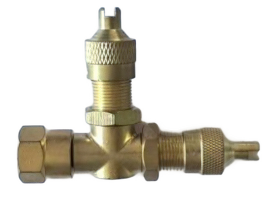 T-Valve Adapters Large Bore Tire Valve