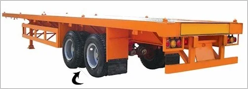Semi Trailer with Tyre monitor